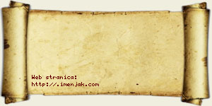 Jovana Tišma vizit kartica